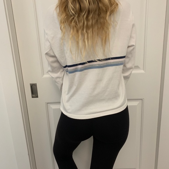Brandy Melville White Long Sleeve Tee - Picture 3 of 3